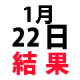 ナンバーズ３結果　2016年1月22日金・第4323回